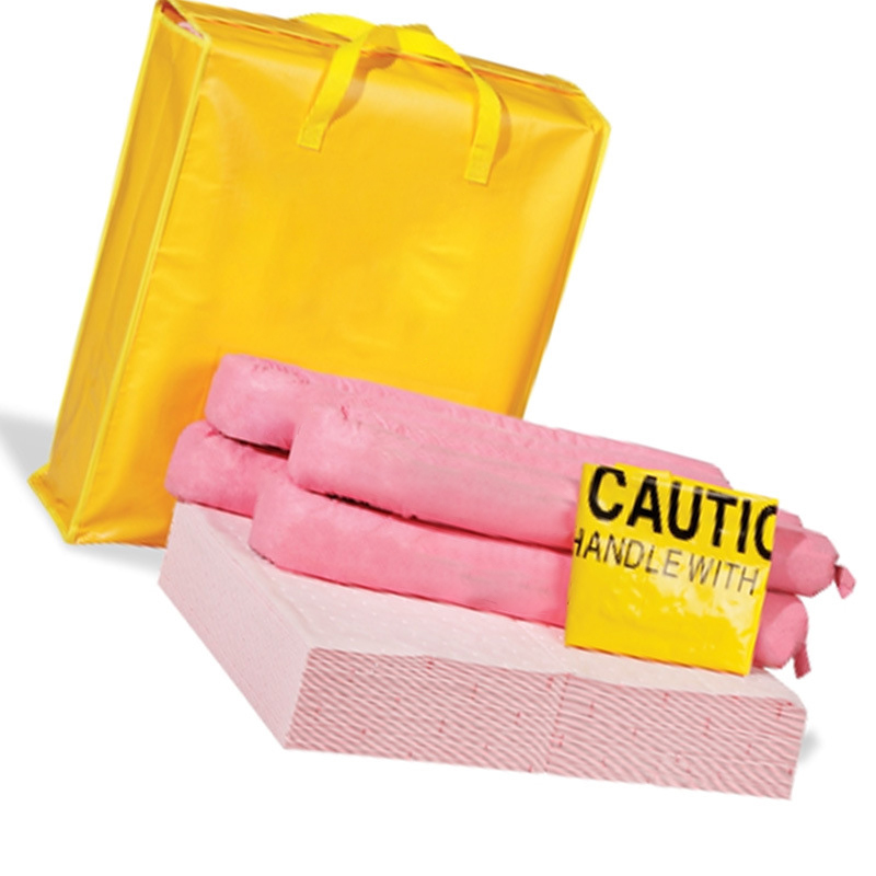 Kits rosa 50L para derramamento de produtos químicos