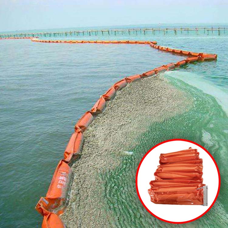 Lança de contenção de óleo de PVC flutuante WGV800H
